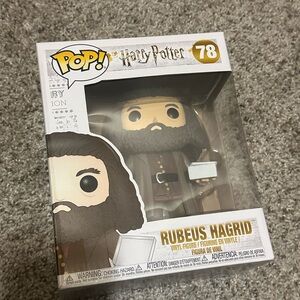 Funko Pop! Rubeus Hagrid Figure with Brown and Black Accents